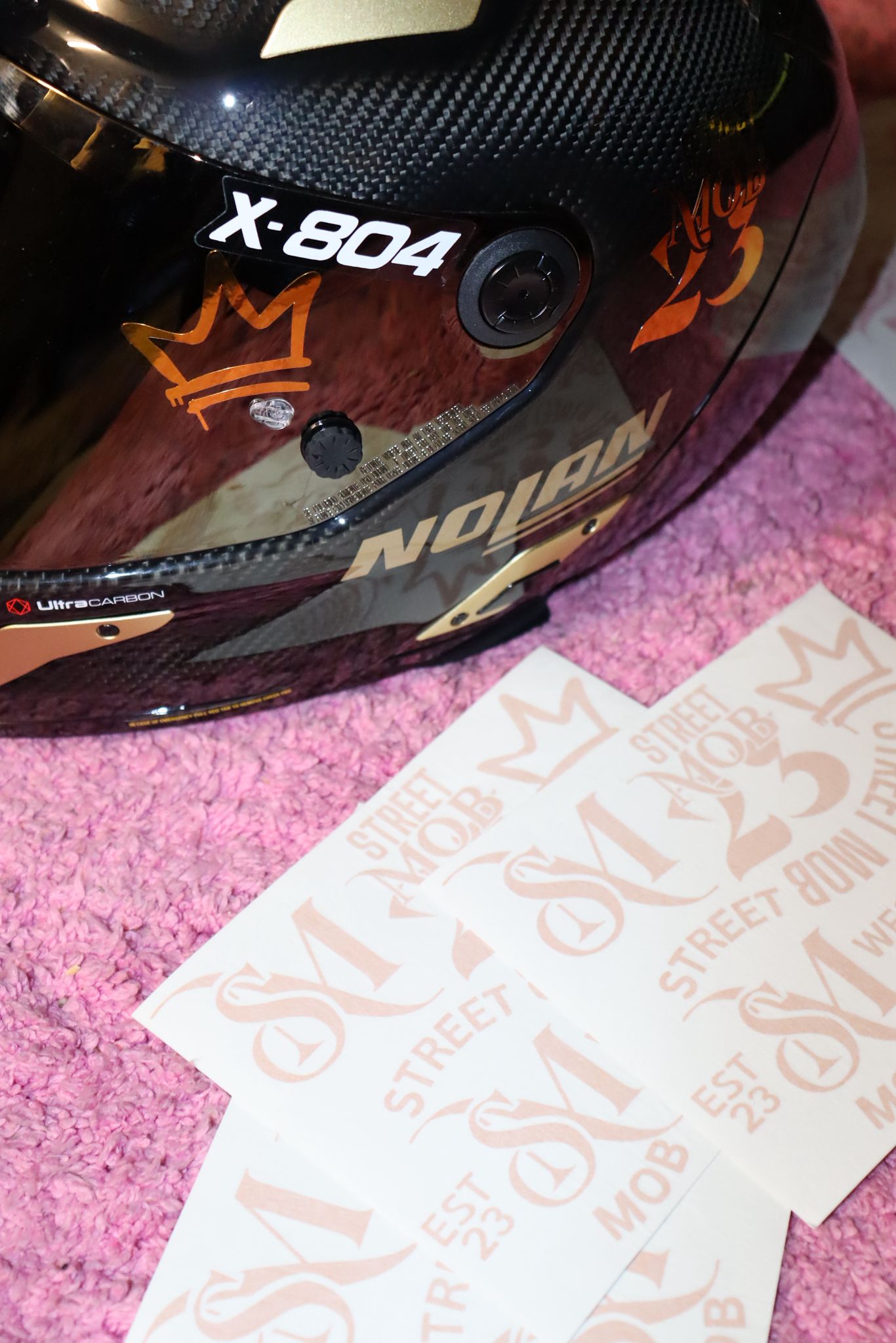 Helmet sticker kit