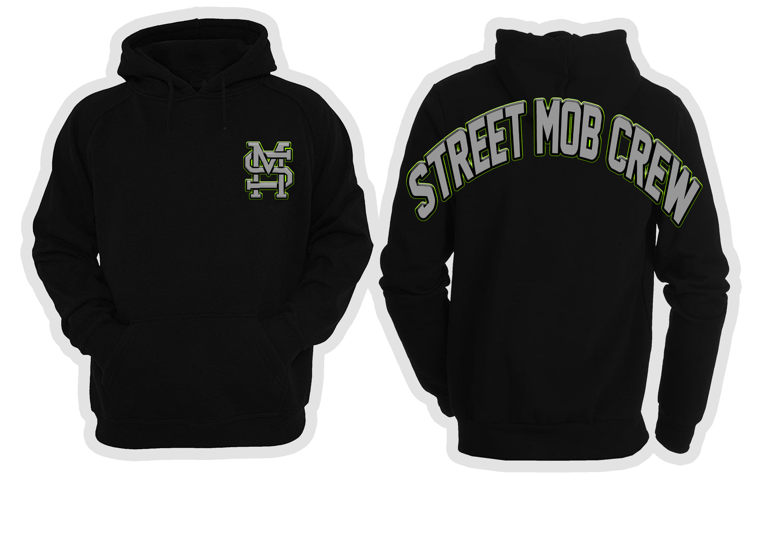 Street Mob Shoulder Hoodie