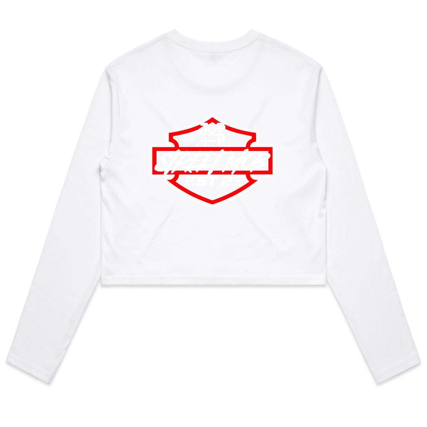 SM HD  - Women's Long Sleeve Crop Tee