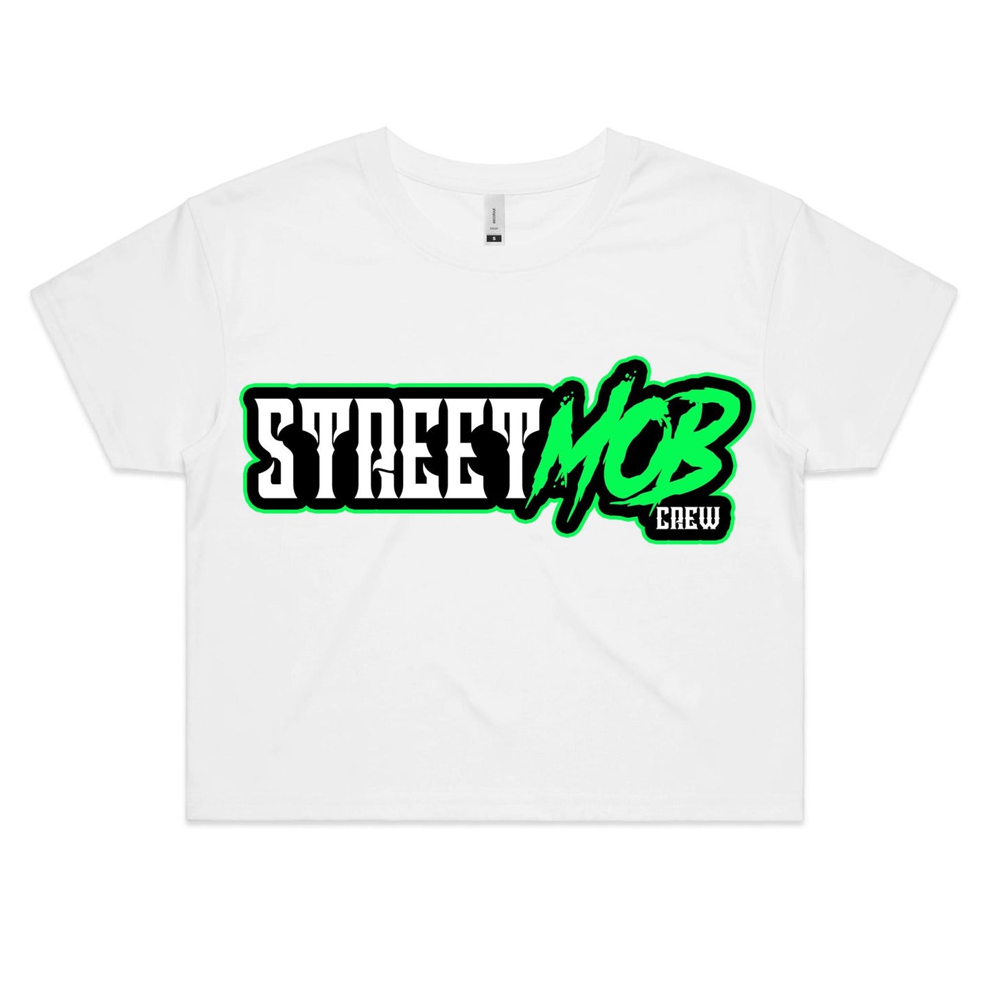 SM 2.0 Green - Women's Crop Tee