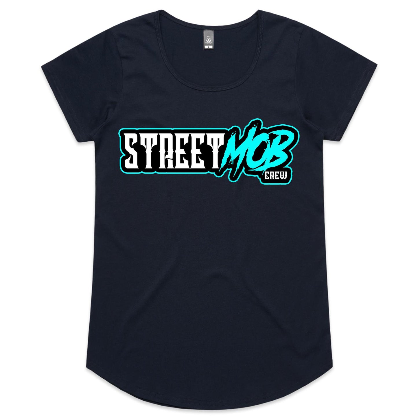 SM 2.0 Aqua - Womens Scoop Neck T-Shirt