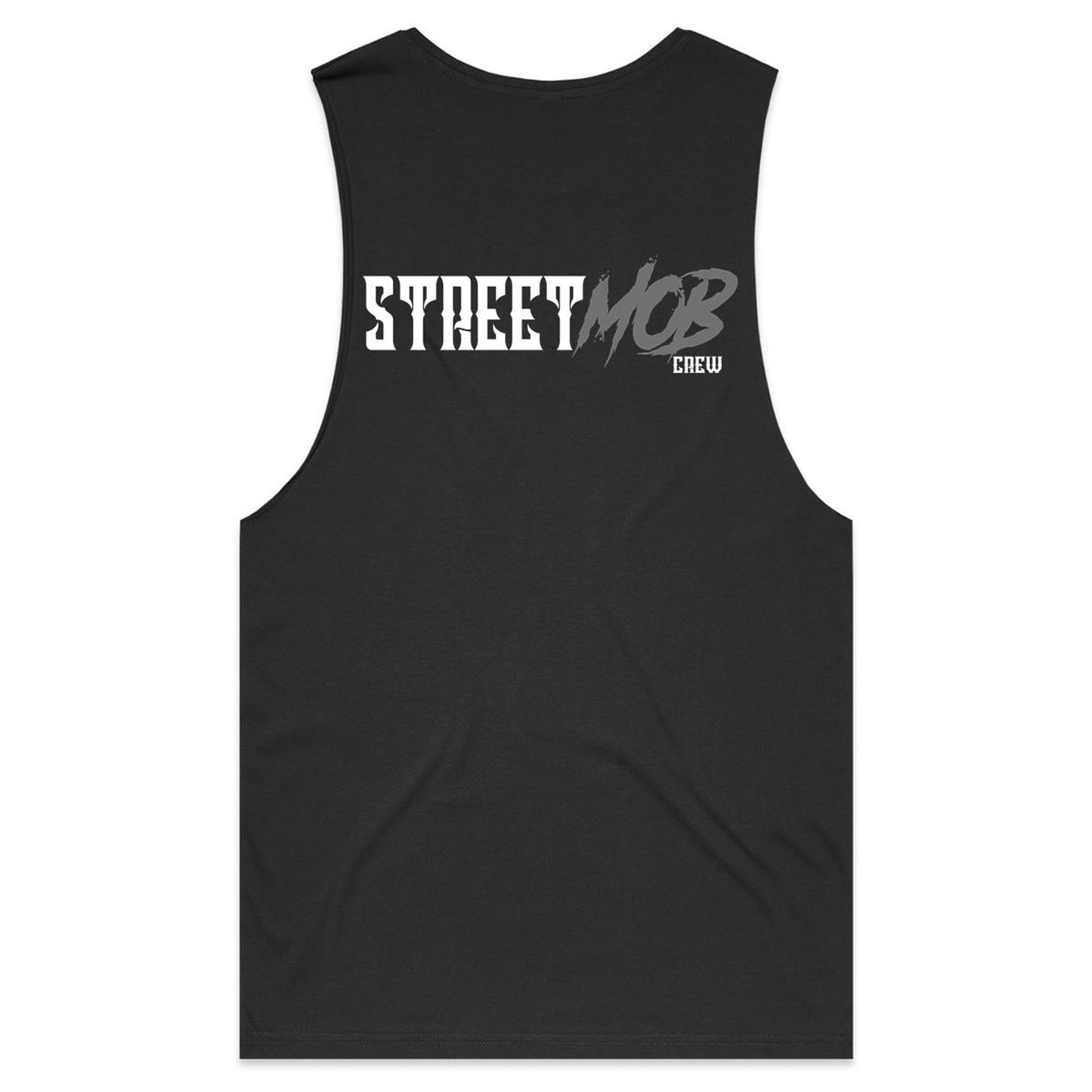 SM 2.0 Grey/White - Mens Tank Top Tee