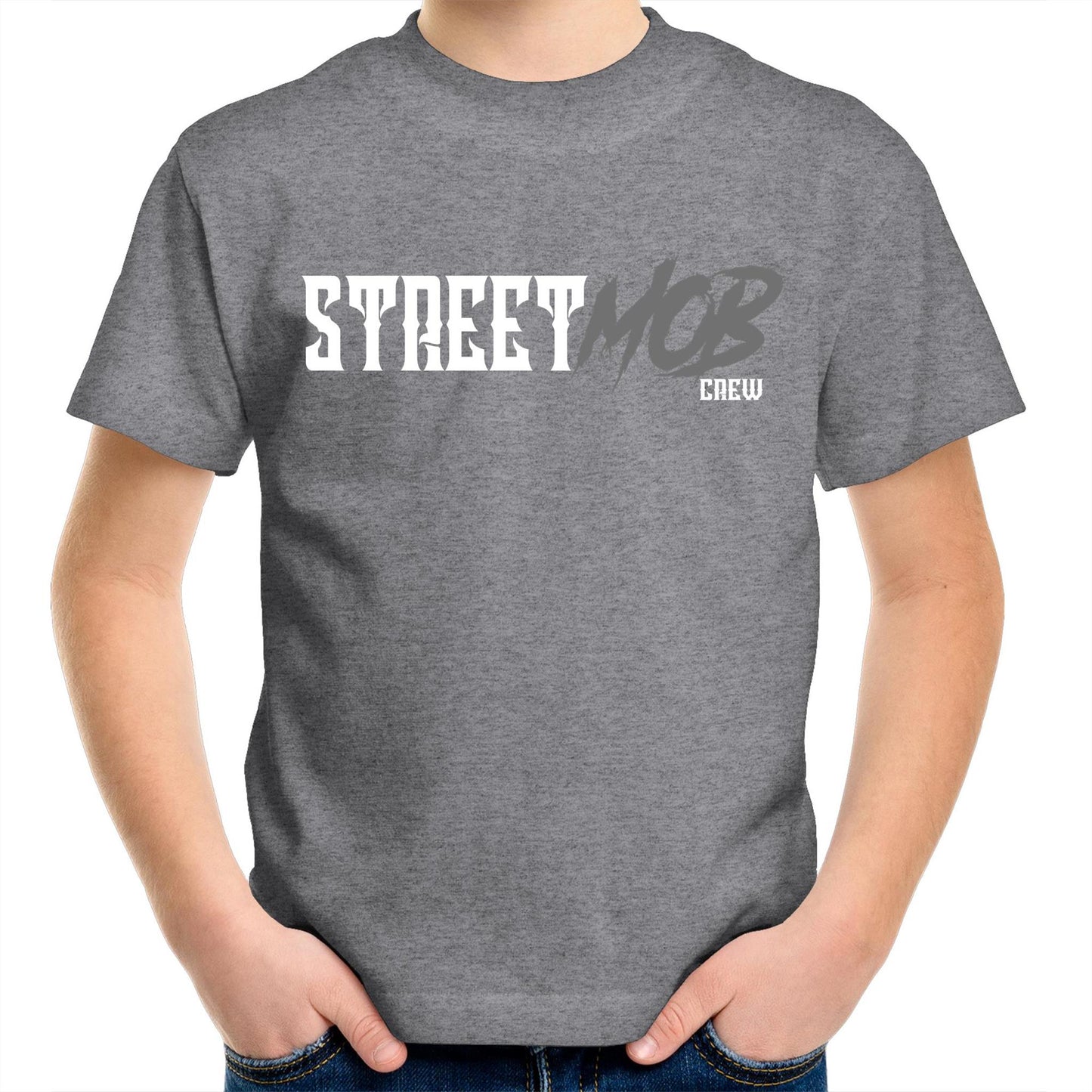 SM 2.0 Grey/White Kids Youth T-Shirt