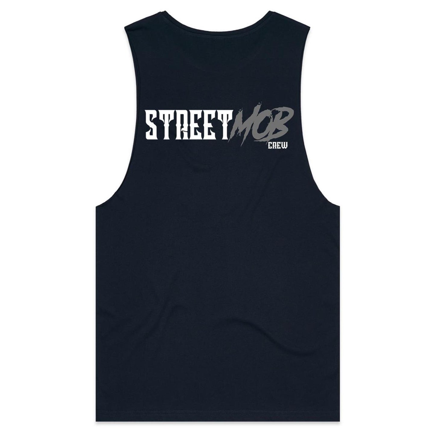 SM 2.0 Grey/White - Mens Tank Top Tee