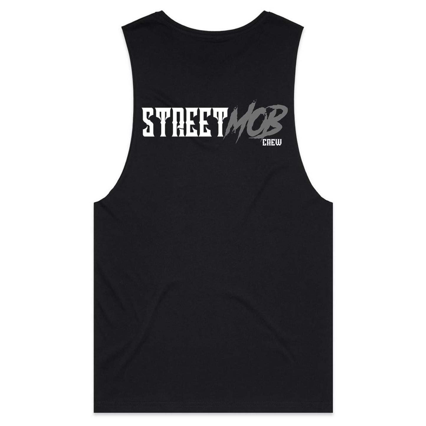 SM 2.0 Grey/White - Mens Tank Top Tee