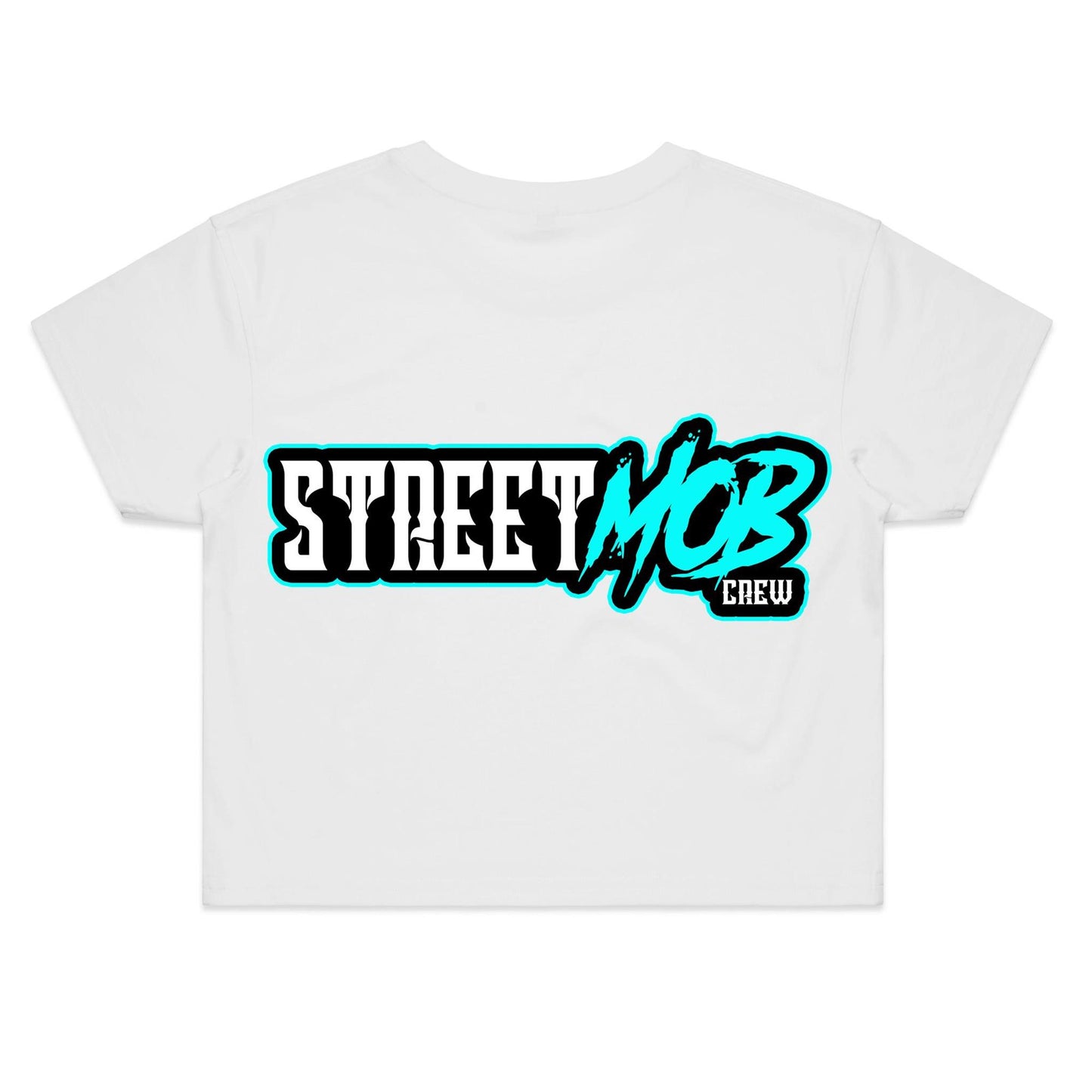 SM 2.0 Aqua - Women's Crop Tee