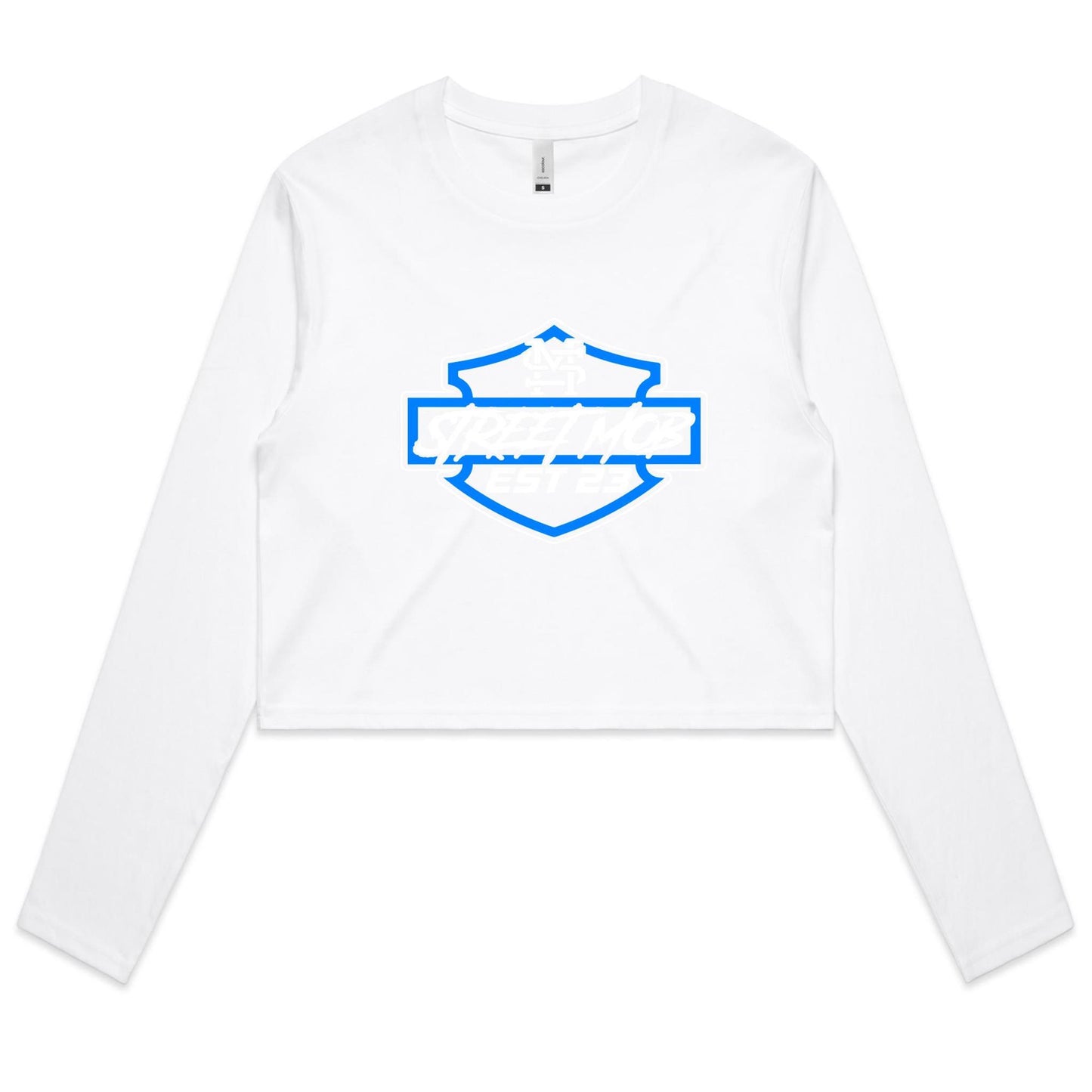 SM HD - Women's Long Sleeve Crop Tee