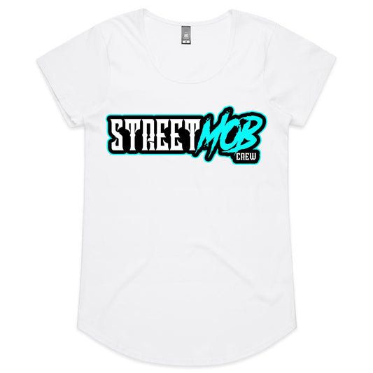 SM 2.0 Aqua - Womens Scoop Neck T-Shirt