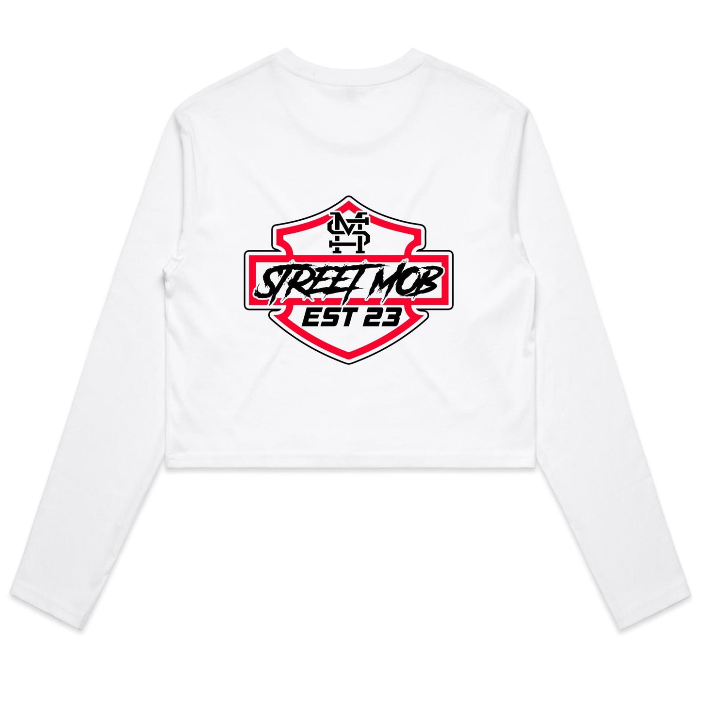 SM HD - Women's Long Sleeve Crop Tee